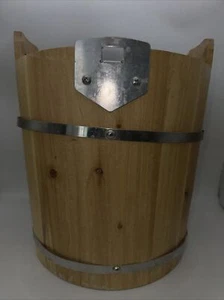 Replacement Oster 4-Qt Ice Cream Maker FRSTIC-WDB-015 Wood Bucket 13" x 11.5 VTG - Picture 1 of 5