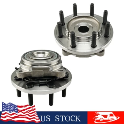 4WD Pair Front Wheel Bearing Hubs for 2009 2010 2011 Dodge Ram 2500 3500 w/ ABS - Изображение 1 из 4
