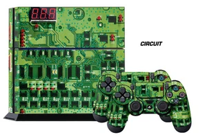 Designer Skin PS4 Playstation Aufkleber 4 Konsole Controller Aufkleber SCHALTUNG - Bild 1 von 1