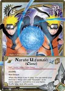 Naruto Uzumaki (Clone) - N-1234 - Common - 1st Edition Weapons of War NM/LP - Na - Bild 1 von 1