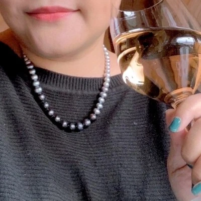 ❣️Collar de perlas reales de diseño único de la India Foto 1 de 4