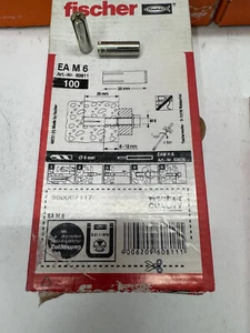 Fischer Einschlaganker EA M 6 8 x 25 mm 100 Stück Betonanker Schwerlastanker - Bild 1 von 3