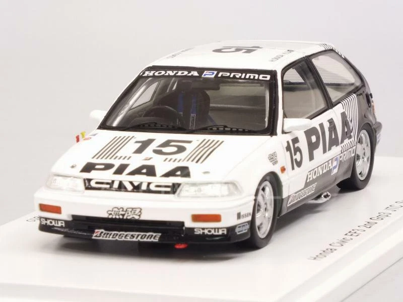 Honda Civic EF3 PIAA Grp3 JTC Suzuka 1989 Okada-Sato 1:43 SPARK S5456 - Immagine 1 di 1