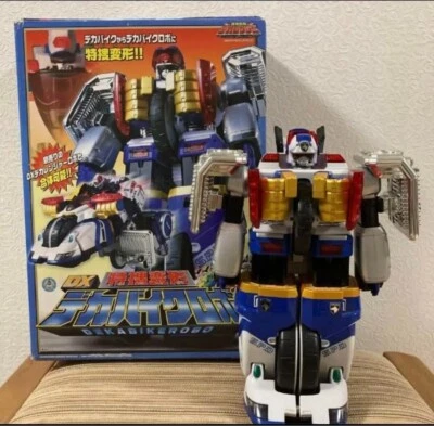 Power Rangers Tokusou Sentai Dekaranger DX Deka Bike Robo Megazord Bandai Model - Image 1 of 4