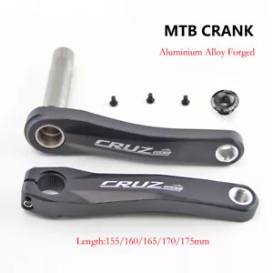 MTB Mountain Bike Crankset Crank 160mm/170mm/175mm with Bottom Bracket - Picture 1 of 26
