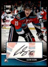 2012-13 IN THE GAME HEROES AND PROSPECTS COLTON SISSONS AUTO CS KELOWNA ROCKETS