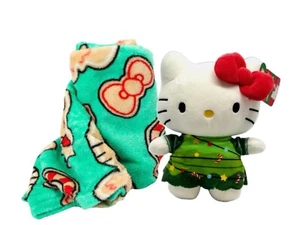 Hello Kitty Árbol de Navidad Peluche Vacaciones Peluche 8 pulgadas Pan de Jengibre Hombre Juego de Tiro - Imagen 1 de 10