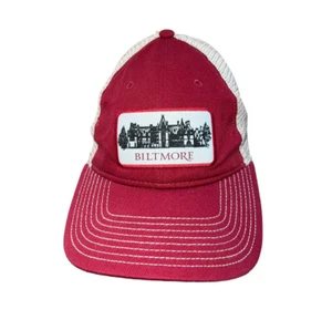 Biltmore Estate Patch SnapBack Hat The Game One Size Adult Cap Burgundy - Picture 1 of 6