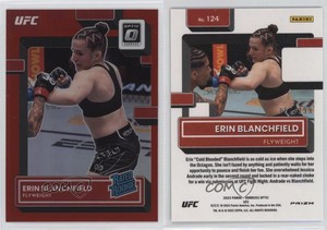 2023 Panini Donruss Optic UFC Rated Red Prizm /199 Erin Blanchfield Rookie RC