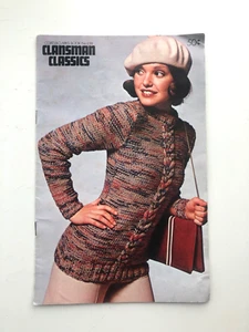 Cappotti e Clarks libro maglia/uncinetto 239, vintage 1974 modelli classici Clansman - Foto 1 di 9