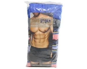 Sand Storm Mens Performance Boxer Briefs - 6pk Tagless Breathable Underwear 5XL - Picture 1 of 4