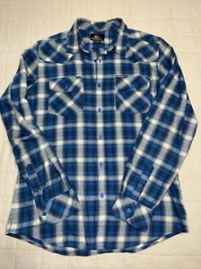 euc O'Neill blau kariertes SHIRT Herren klein geknöpft langarm - Bild 1 von 10