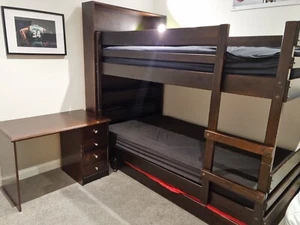 'Bunkers' Bunk Bed Set with matching Desk, Bookcase and Trundle bed. - Picture 1 of 15