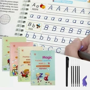 4 Kids Magic Handwriting Copybook Reused Groove Practice Calligraphy Book Number - Picture 1 of 15
