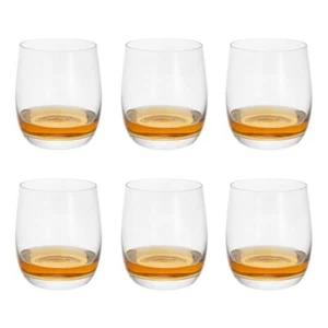 Dartington Crystal Tumblers Low Ball Glasses 350ml Set of 6 - Picture 1 of 3