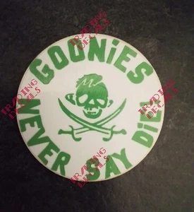 1980's The Goonies "Goonies Never Say Die" Vintage Coaster/Magnet, Sloth, Chunk! - Picture 1 of 6