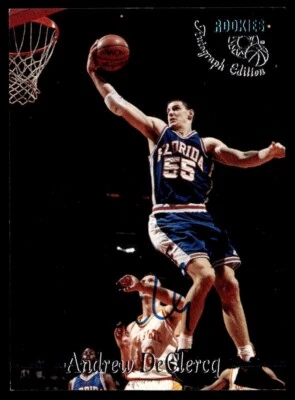 1995 Classic Rookies #NNO Andrew DeClercq Autograph - Image 1 of 2