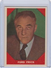 1960 Fleer Baseball Greats Card #74 Ford Frick Commissioner of BB - ExMt
