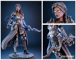 Dungeons and Dragons, DND, - Playable Display - Female - Human Ranger - Elara - Picture 1 of 5