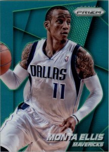 2014-15 Panini Prizm Prizms Green #138 Monta Ellis - NM-MT