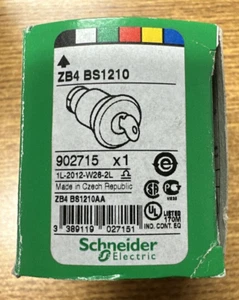 SCHNEIDER ZB4 BS1210 22MM LATCHING KEY RELEASE PUSH BUTTON **NEW IN BOX** - Bild 1 von 4