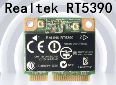 HP Ralink WLAN Ralink Ripple3 RT5390 691415-001 802.11 b/g/n 1x1 PCIe HMC Card - Image 1 of 3