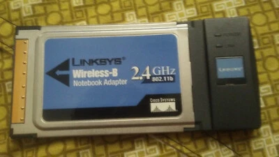 LINKSYS WIRELESS NOTEBOOK ADAPTER WPC11 VER 4 - Image 1 of 2