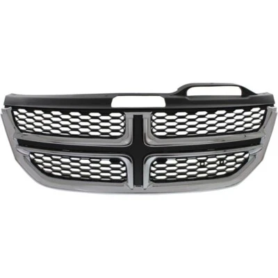 For 2011-2020 Dodge Journey Grille Chrome With Black Plastic CH1200362 - Изображение 1 из 4
