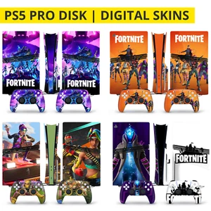 Fortni PS5 PRO Disk Digital Skin Sticker Decal Vinyl Wrap for Playstation 5 PRO - Picture 1 of 18