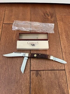 Camillus C2 Cartridge Pocket Knife .22 Hornet 3 Blade Made in USA - Picture 1 of 6