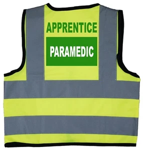 Kinder, Kinder, Baby Hi Vis Sicherheitsjacke Weste AUSZUGSANITÄTER 0-9 Jahre - Bild 1 von 10