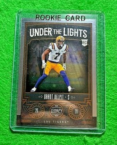 GRANT DELPIT UNDER THE LIGHTS ROOKIE CARD LSU BROWNS 2020 PANINI LEGACY ROOKIE 