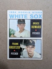 White Sox Rookie Stars 1964 - Bruce Howard and Frank Kreutzer - Baseball Card