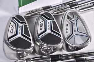 Adams Idea A7 OS Hybrid Combo Irons / 6-PW+SW / Regular Flex Adams Lite 85 - Picture 1 of 7