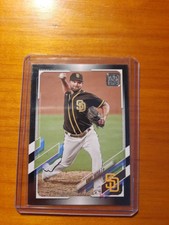 2021 Topps Black Kirby Yates #267 SN 18/70 San Diego Padres
