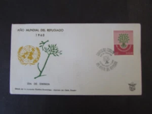 ECUADOR SCOTT 656 1960 WORLD FLÜCHTLINGSJAHR UNADDR FDC Sehr schön - Bild 1 von 1