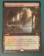 MTG New Horizons II Verdant Catacombs Rare Land Foil (not Etched) Extended Art