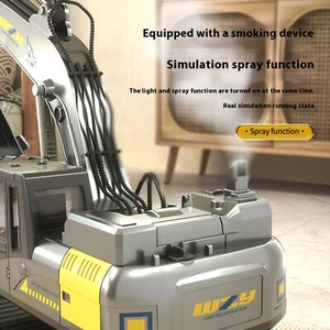Remote Control Excavator Toy 15 Channel 1:14 Scale RC Excavator Digger for Kidap - Picture 1 of 9