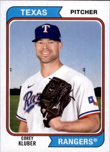 2020 Topps Archives COREY KLUBER 1974 Style Base Card Rangers #152 - Picture 1 of 1