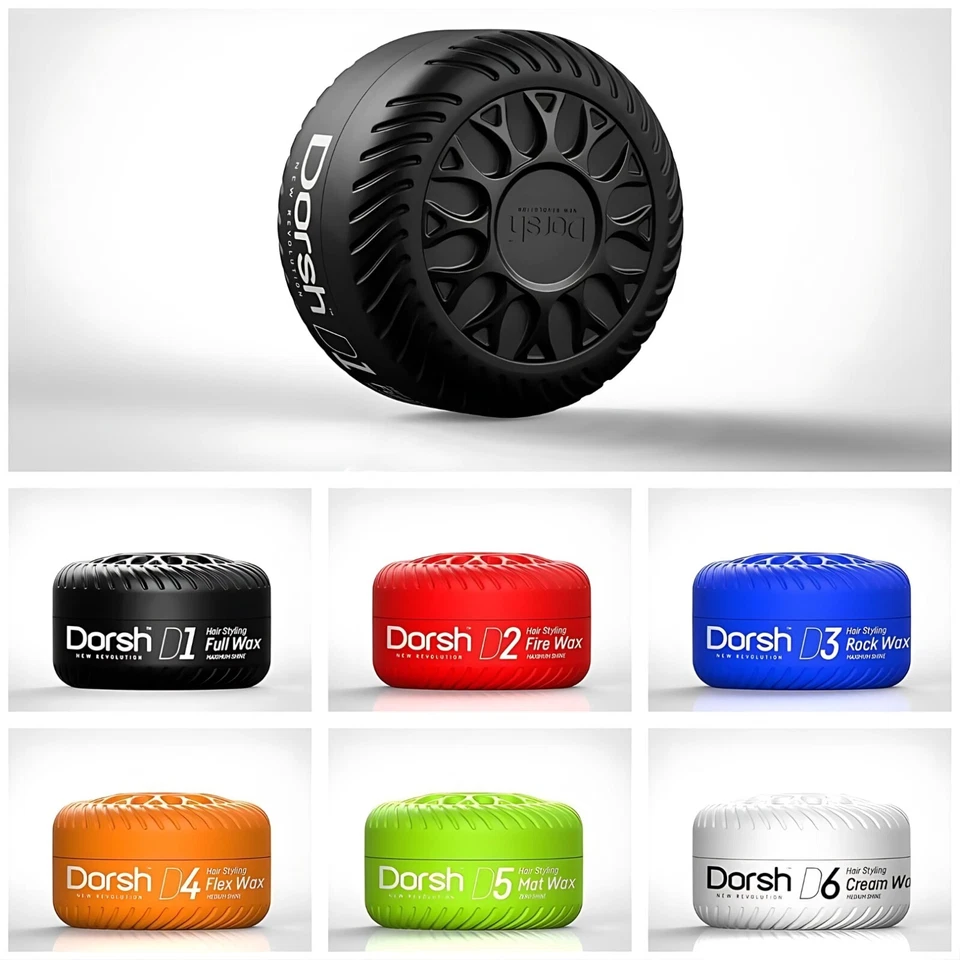 Haarwachs 150ml DORSH Revolution Haarstyling Wachs, Matte Pomade, Cream, Spider - Bild 1 von 1