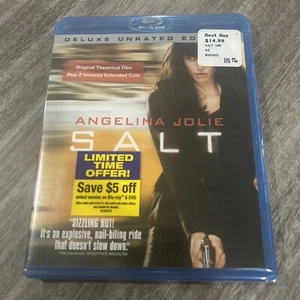 SALT Blu-Ray Movie 2010 Brand New Factory Sealed Angelina Jolie - Picture 1 of 2