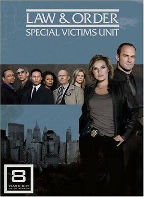 LAW & ORDER SVU Special Victims Unit Complete Eighth 8 Eight Season Year DVD • 14.95€
