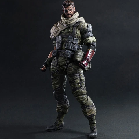 Metal Gear Solid 5 Snake Action Figure Play Arts Kai Model Toys Cover