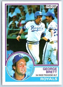 GEORGE BRETT 1983 O-PEE-CHEE 83 NO 3 VGEX+         51032