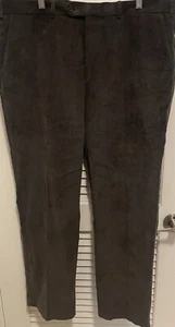 Polo Ralph Lauren MENS SIZE 38X30 Corduroy Pants Gray Elite Y2K - Picture 1 of 10