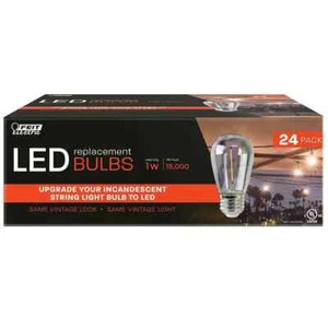 Feit Electric LED Replacement String Light Bulbs, 24-pack - Picture 1 of 2