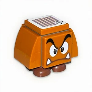 ✅ LEGO Super Mario Minifigure mar0190, Goomba - Angry Minifig SHIPS FAST! - Picture 1 of 4