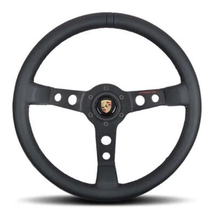 MOMO Porsche Classic Performance Steering Wheel 350mm 3-Spoke Black PCG34708410 - Picture 1 of 8