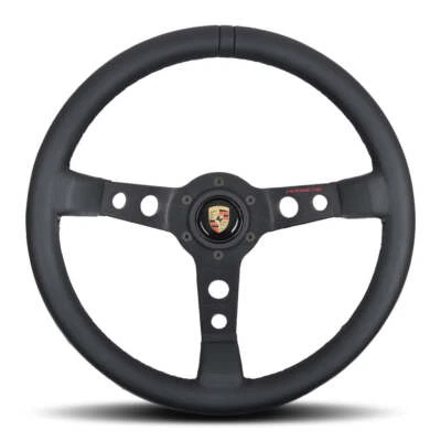 MOMO Porsche Classic Performance Steering Wheel 350mm 3-Spoke Black PCG34708410 - Image 1 of 4