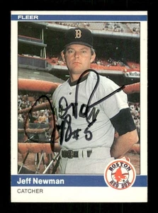 1984 Fleer  404 Jeff Newman signed auto autograph  MZ BXCP56 - Picture 1 of 2